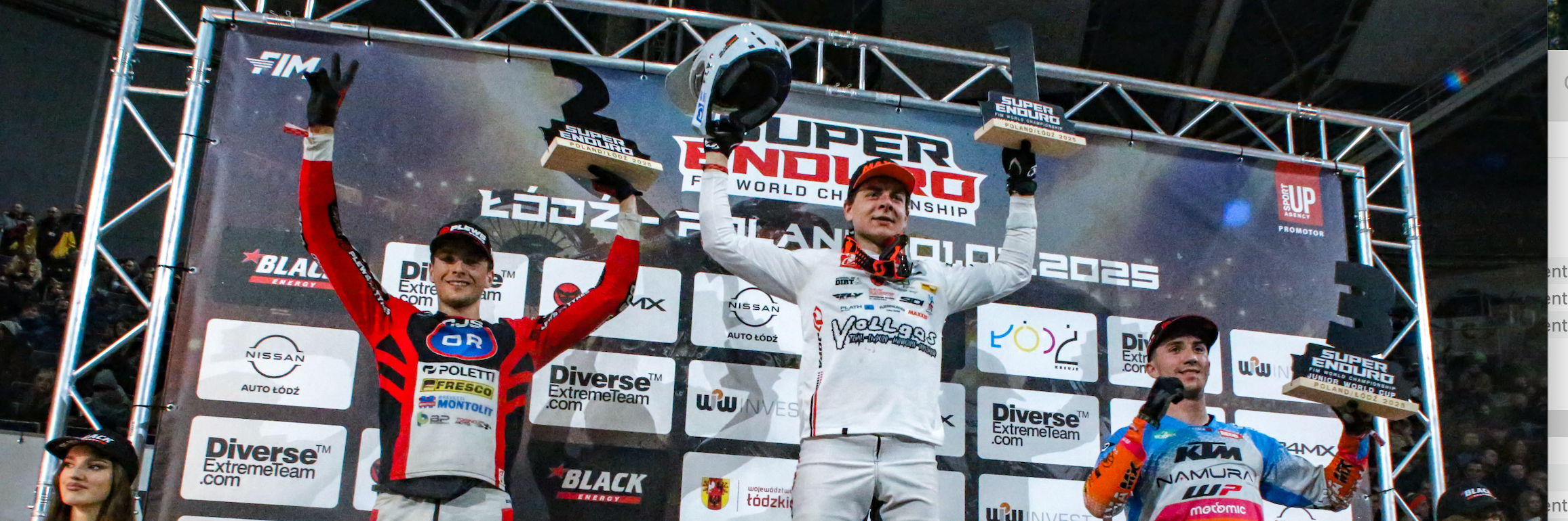 Plews Tyres dominates the FIM Super enduro Junior world championship