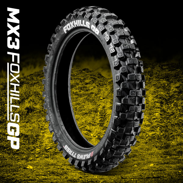 Plews Tyres MX3 FOXHILLS GP Hard Rear - 120 / 90 – 18