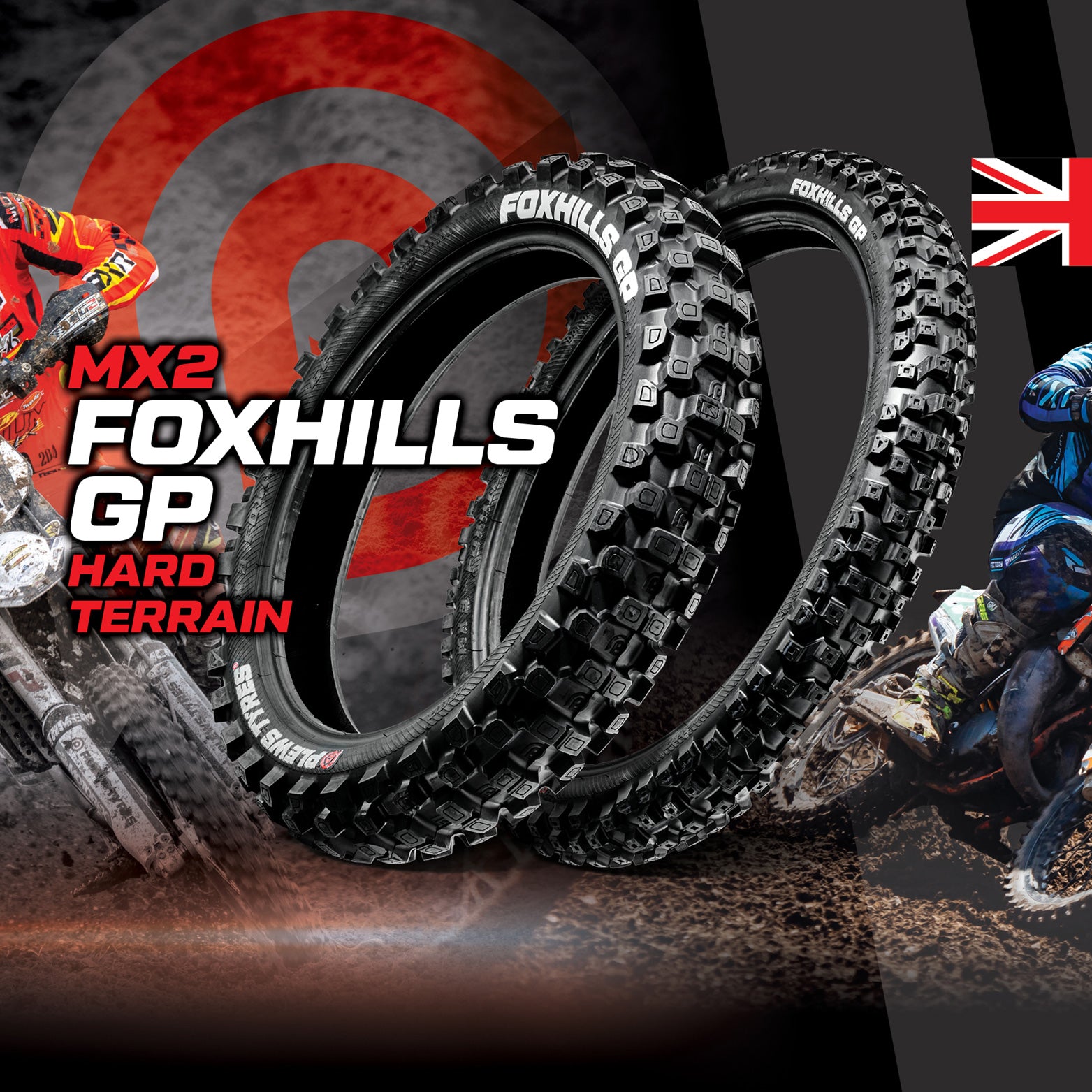 MX3 FOXHILLS GP Hard Front - 80 / 100 – 21 – Plews Tyres